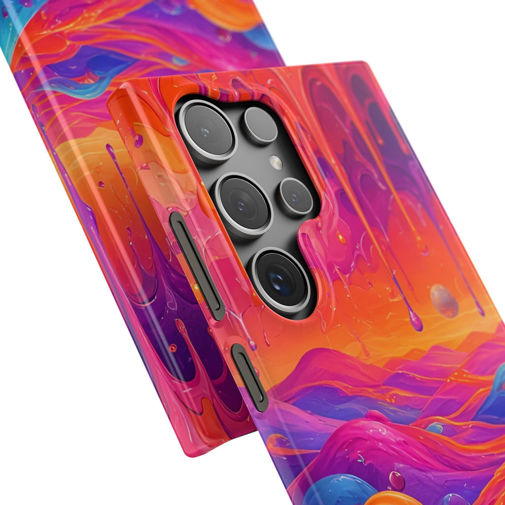 Melting Sunset Abstract Phone Case