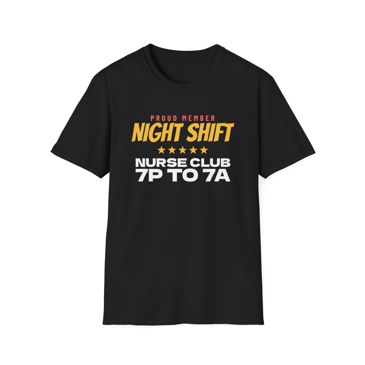 Night Shift Nurse Club Funny Night Shift T-Shirt – Gifted Porch, view 2