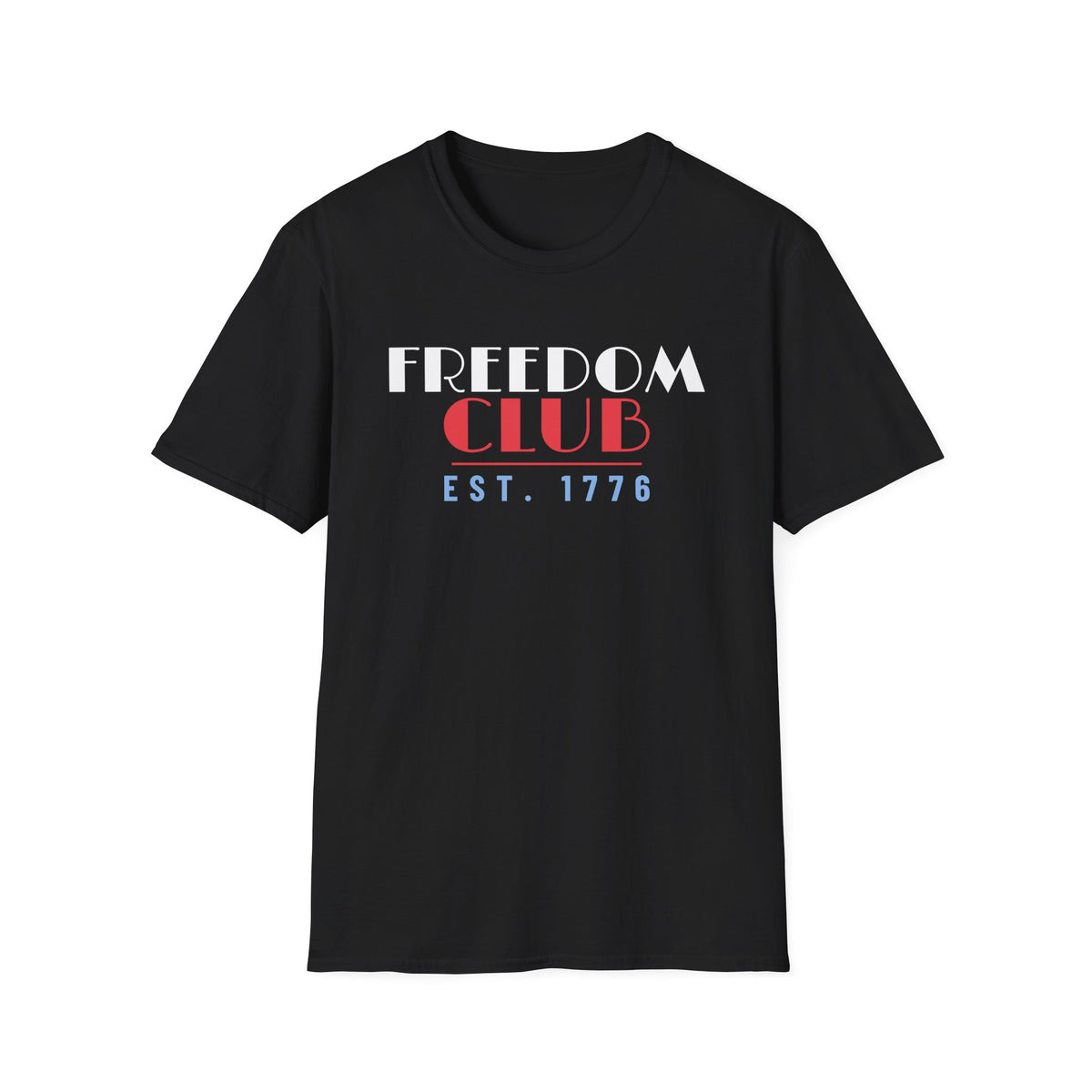 Freedom Club Est 1776 Vintage Patriotic T-Shirt – Gifted Porch, view 2