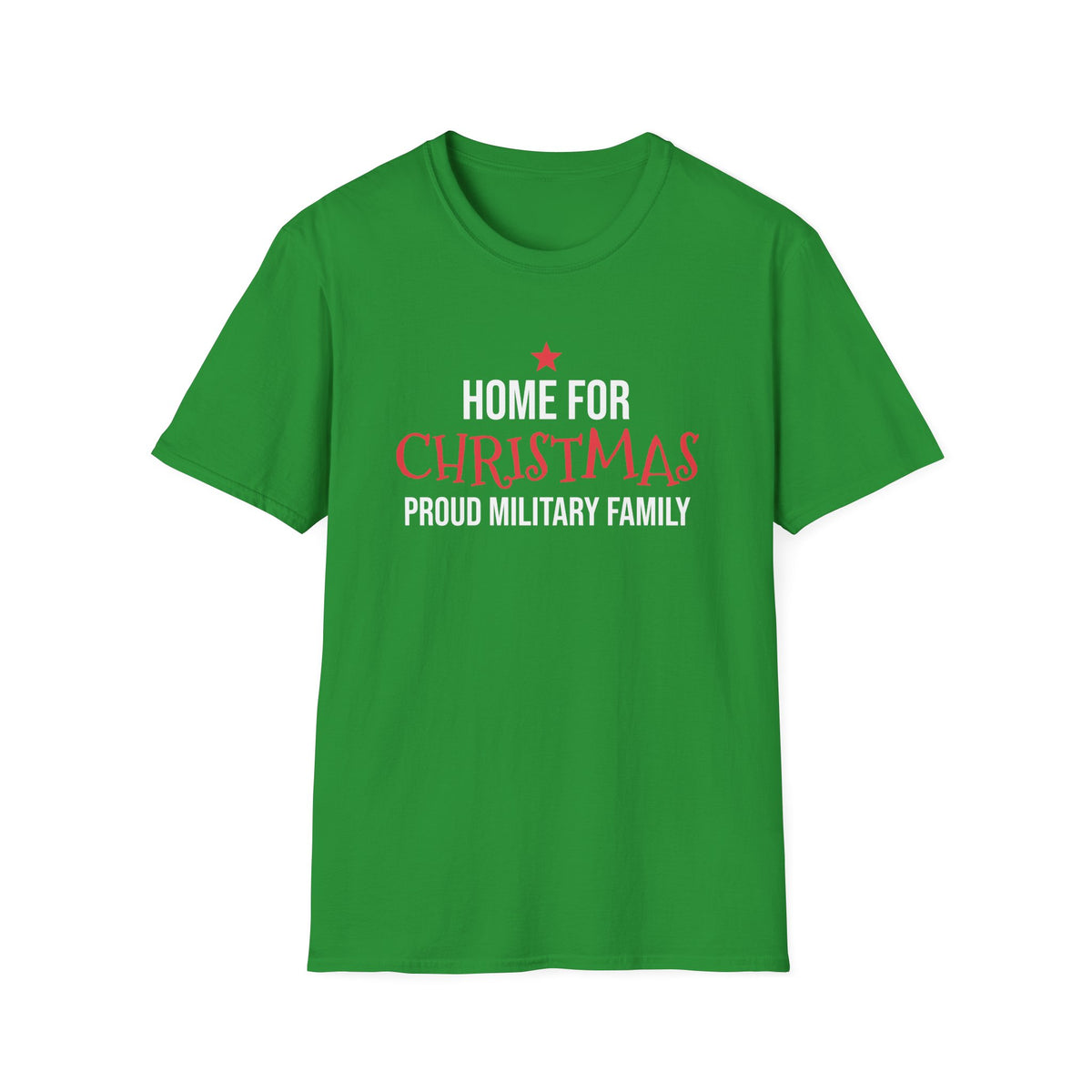 Home For Christmas Proud Military Family T-Shirt Patriotic Holiday Tee – Gifted Porch