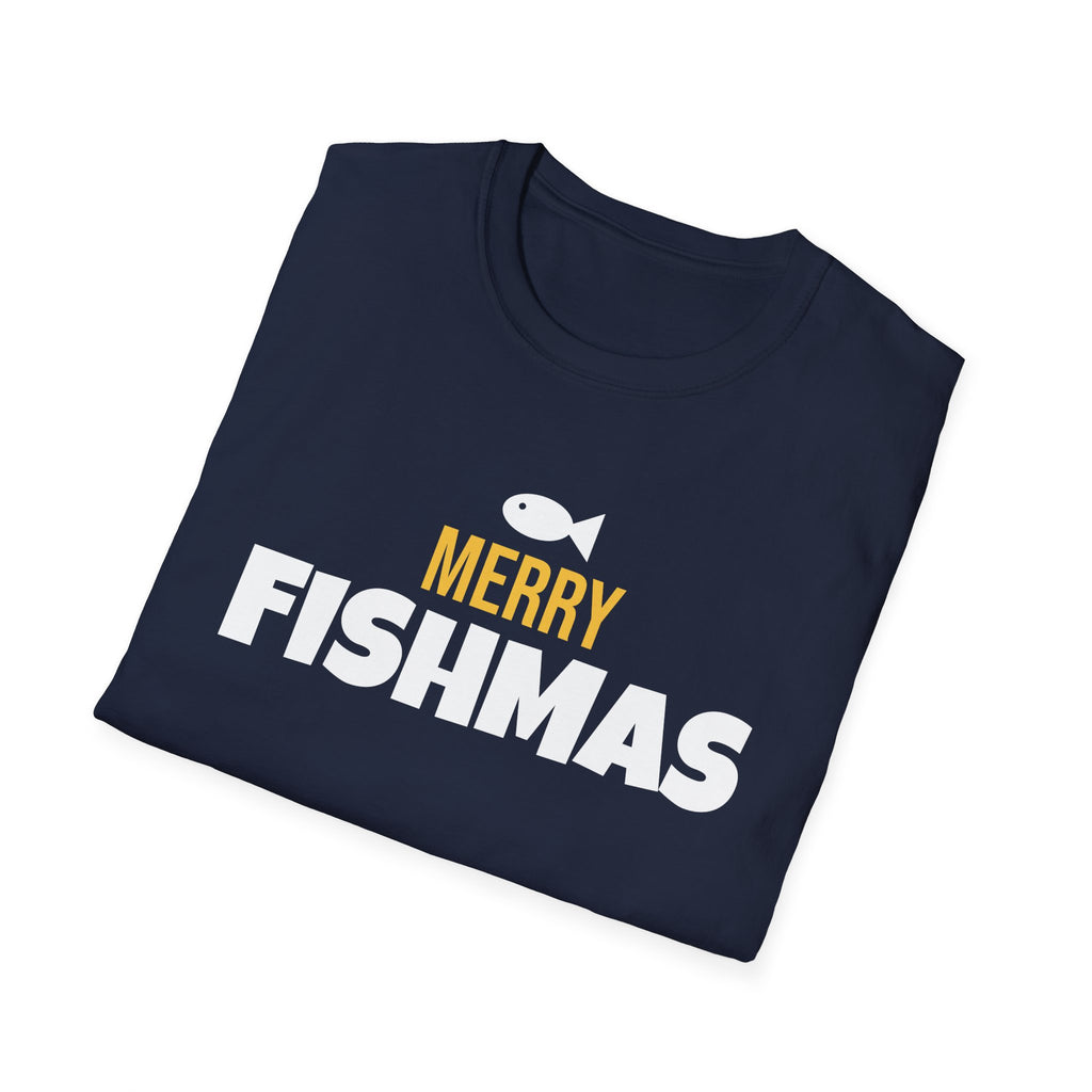 Merry Fishmas Funny Fishing Christmas T-Shirt Fisherman Holiday Gift Tee – Gifted Porch