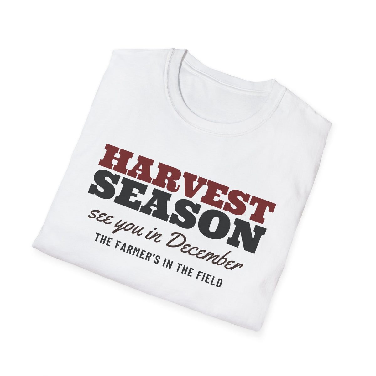 Harvest Season See You In December Funny Farmer T-Shirt – Gifted Porch, view 9