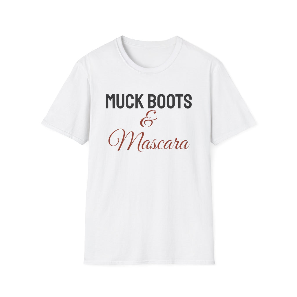 Muck Boots And Mascara Country Girl Farm T-Shirt – Gifted Porch, view 1