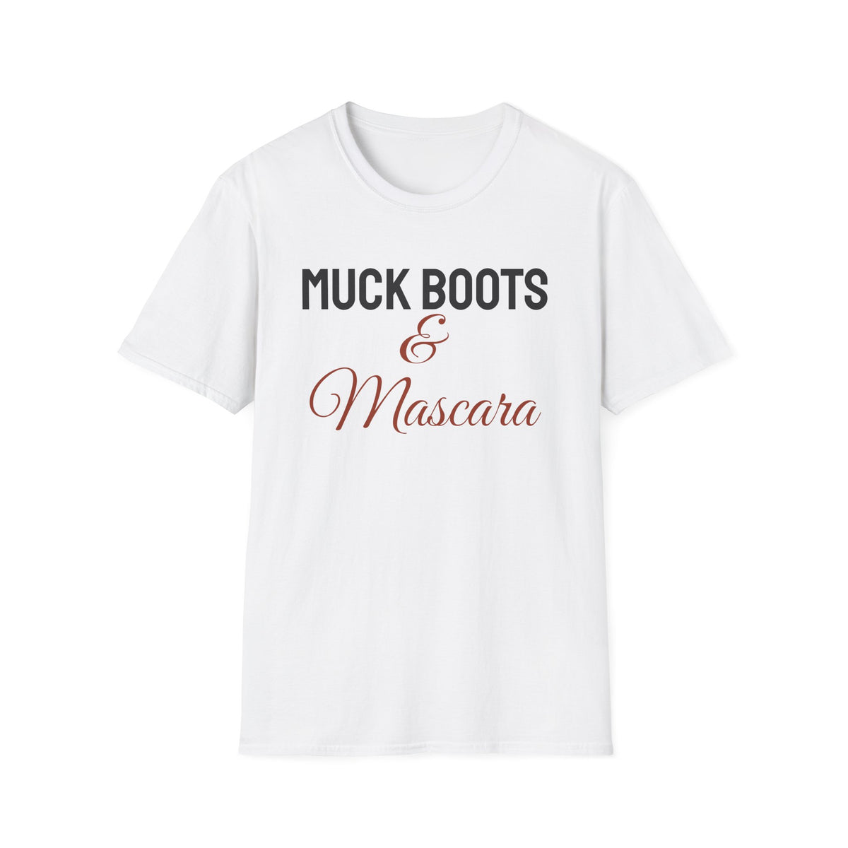 Muck Boots And Mascara Country Girl Farm T-Shirt – Gifted Porch, view 1
