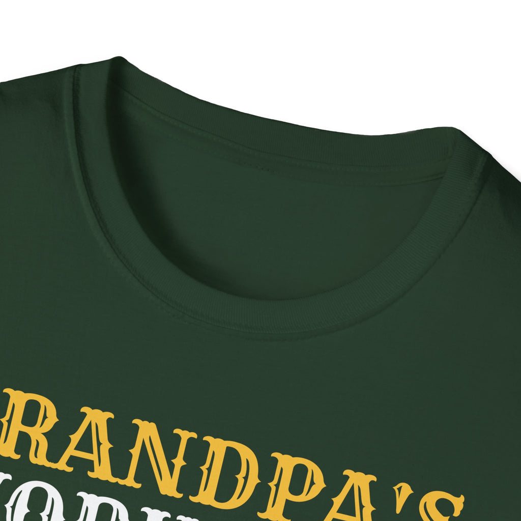 Grandpa's Workshop Santa Subcontracts Here T-Shirt – Gifted Porch, view 12