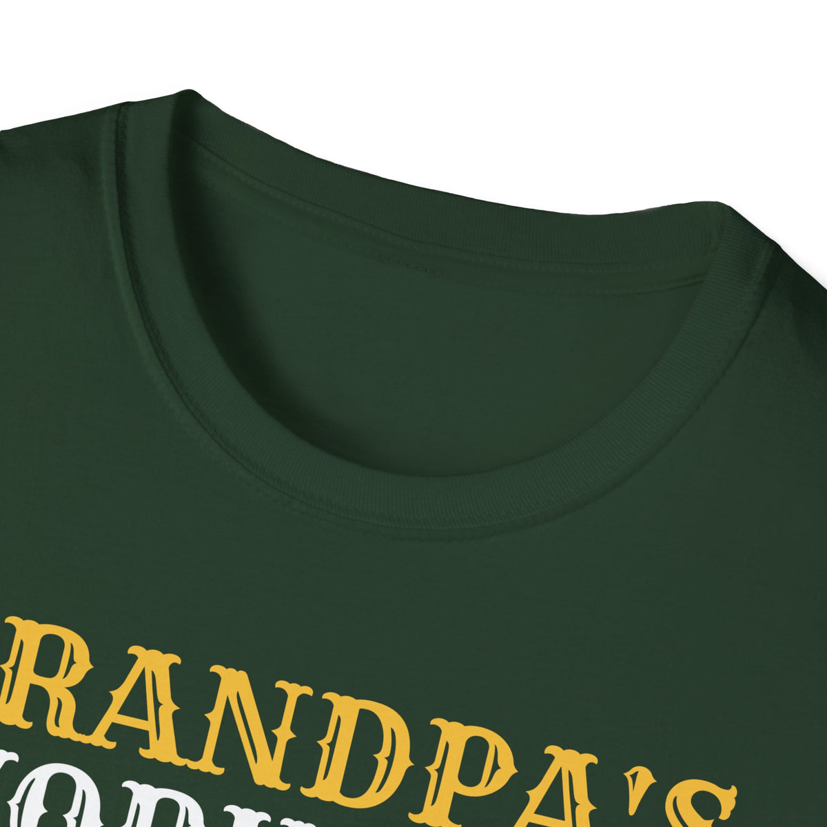 Grandpa's Workshop Santa Subcontracts Here T-Shirt – Gifted Porch, view 12