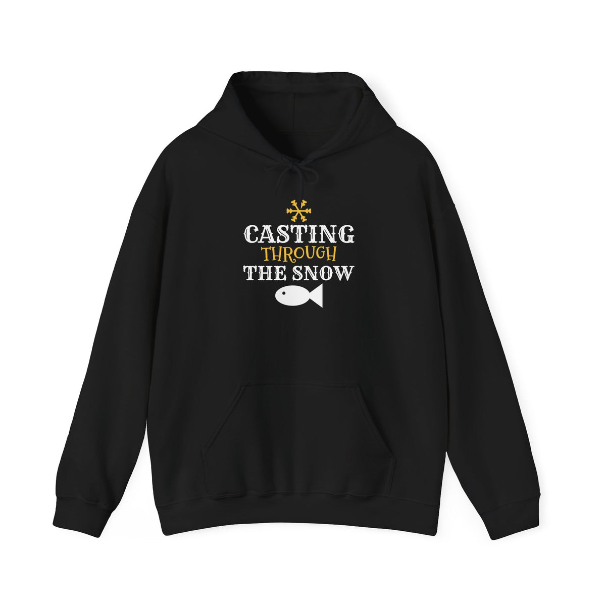 Casting Through The Snow Hoodie