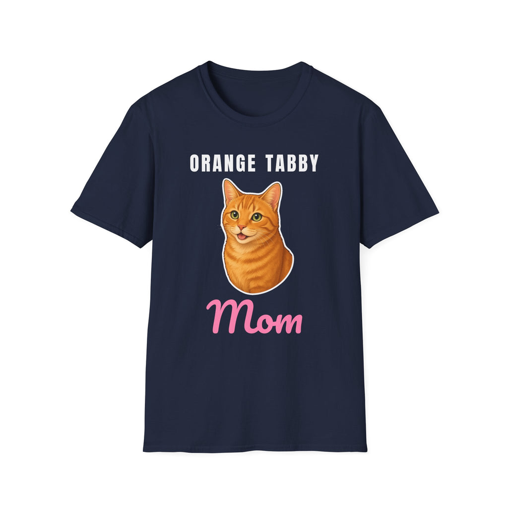 Orange Tabby Cat Mom Shirt