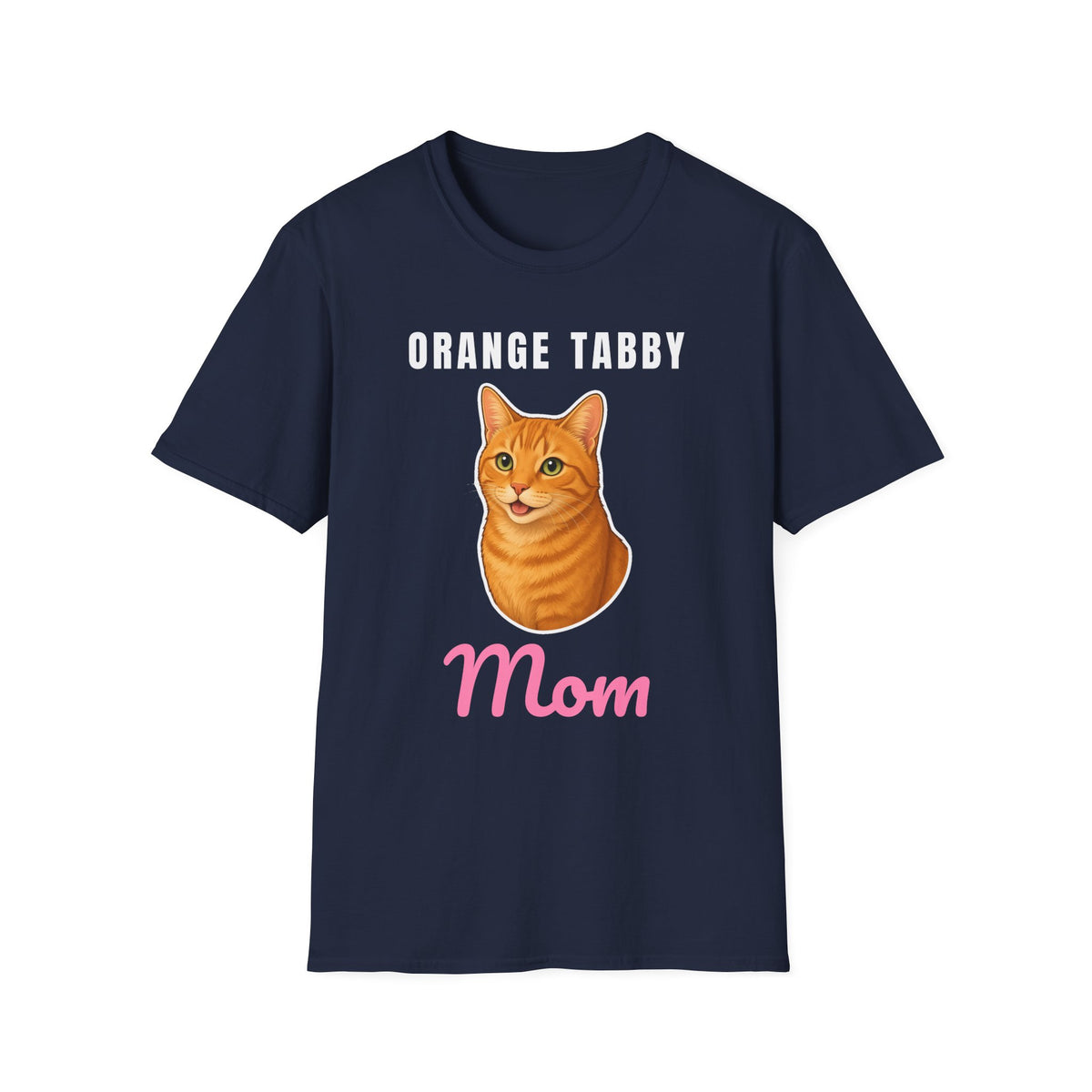 Orange Tabby Cat Mom Shirt