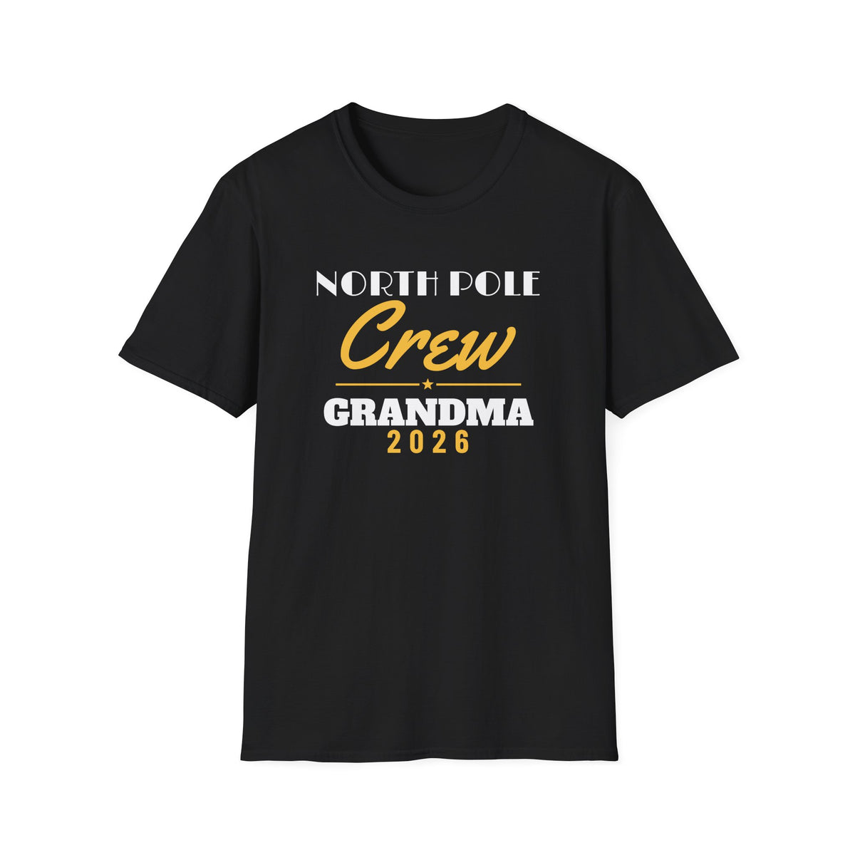 North Pole Crew 2026 Grandma Matching Christmas T-Shirt – Gifted Porch, view 2