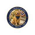 All American Dog Sticker