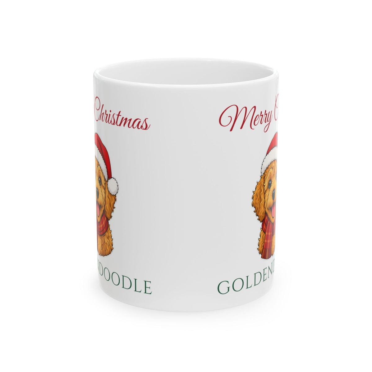 Goldendoodle Dog Christmas Mug