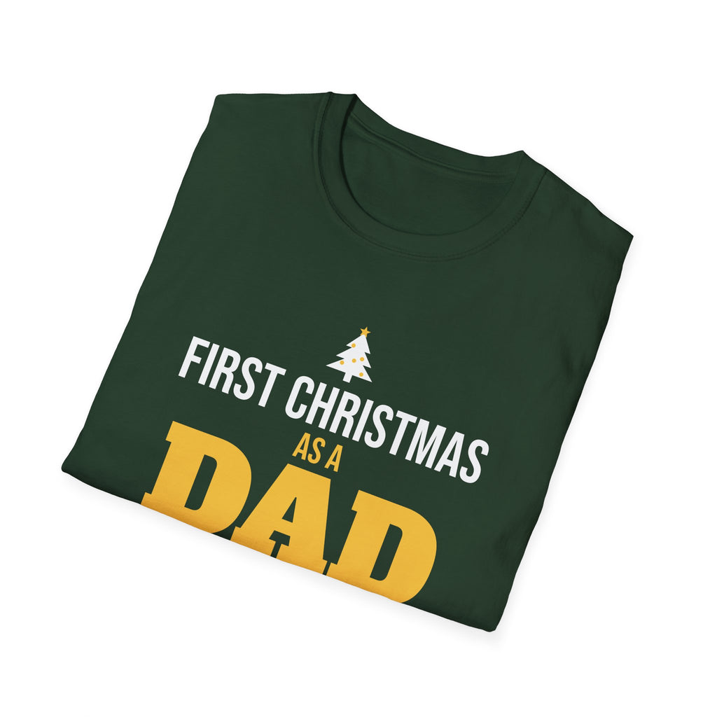 First Christmas As A Dad 2026 T-Shirt New Dad Holiday Gift Tee – Gifted Porch