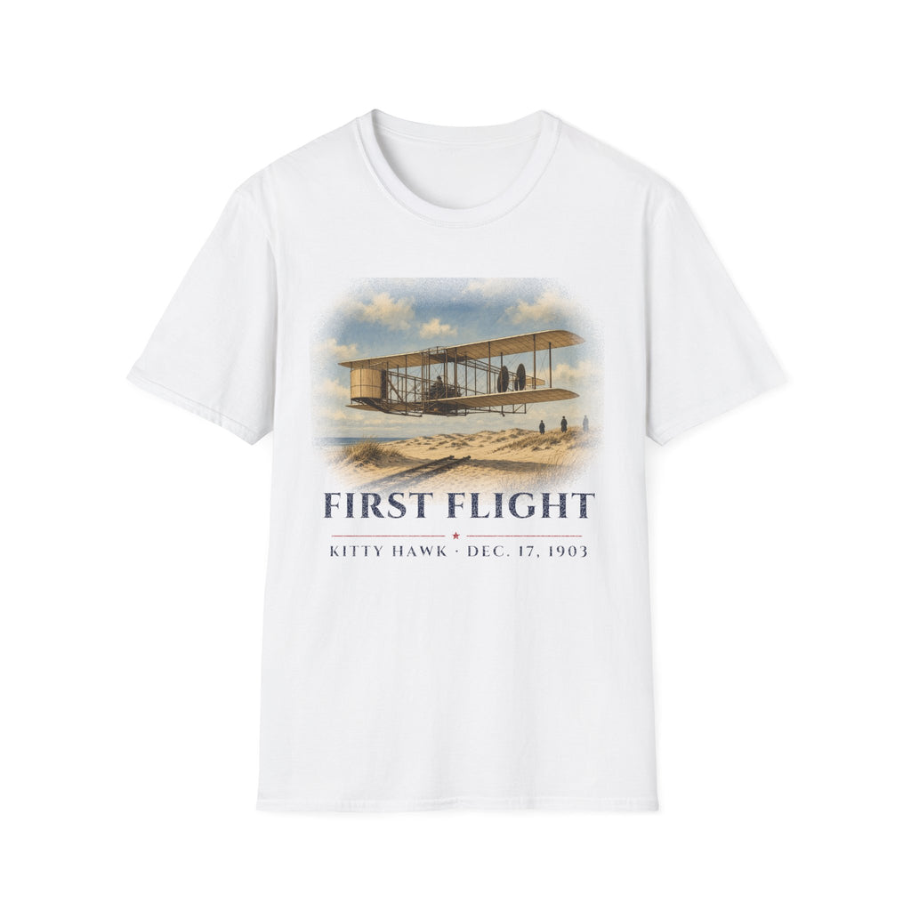 First Flight 1903 t-shirt – patriotic shirt by Gifted Porch