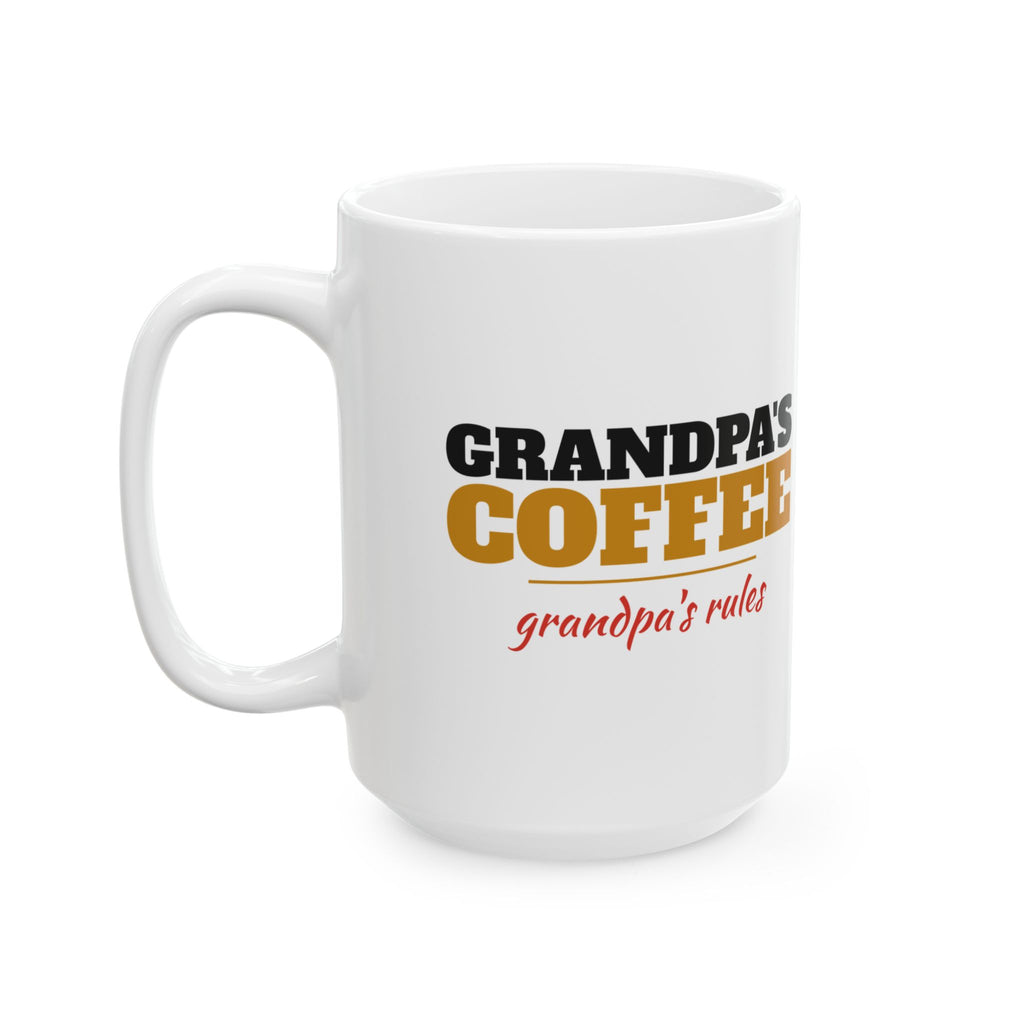 Grandpa's Coffee Grandpa's Rules Mug Grandpa Gift – Gifted Porch, view 7