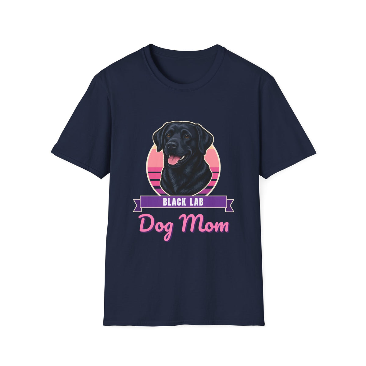 Black Lab Dog Mom Shirt