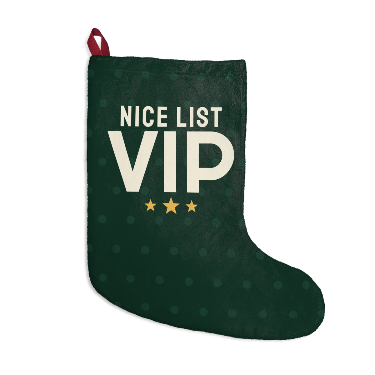 Nice List VIP Christmas Stocking
