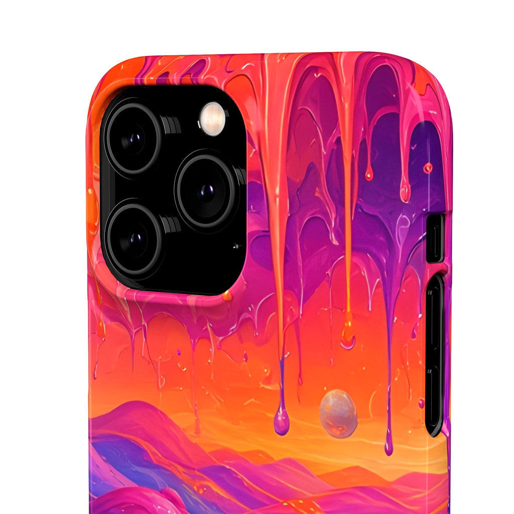 Melting Sunset Abstract Phone Case