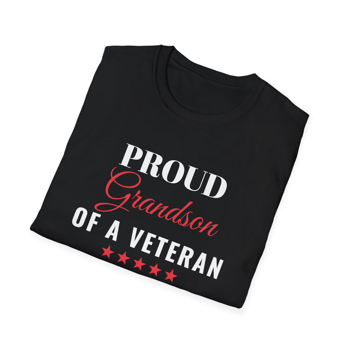 Proud Grandson Of A Veteran T-Shirt – Gifted Porch, view 8