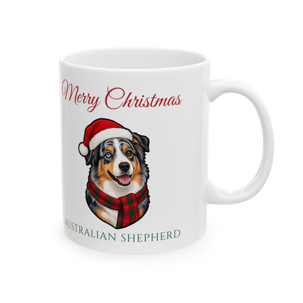 Australian Shepherd Dog Christmas Mug – Gifted Porch, view 5
