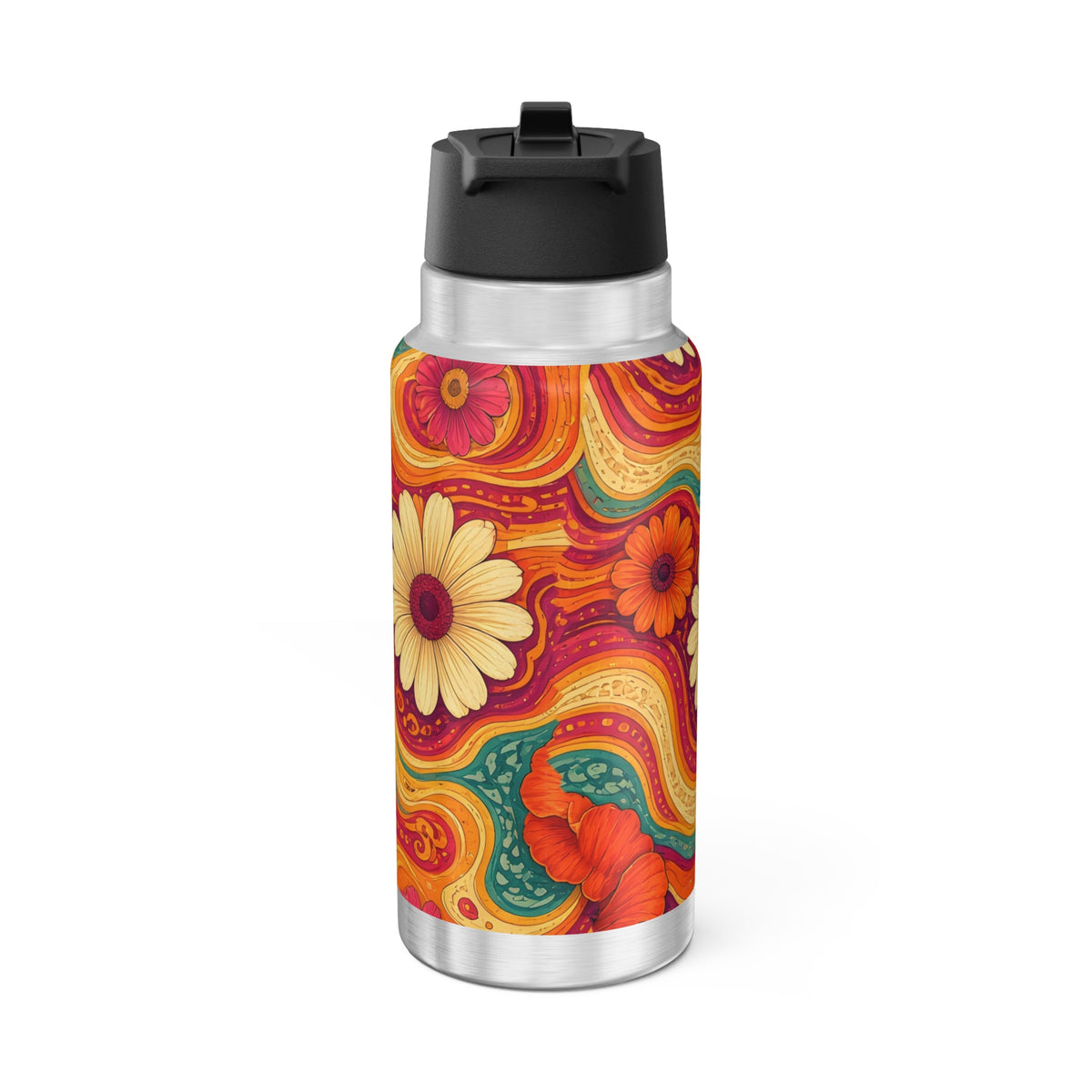Groovy Flowers 32oz Tumbler