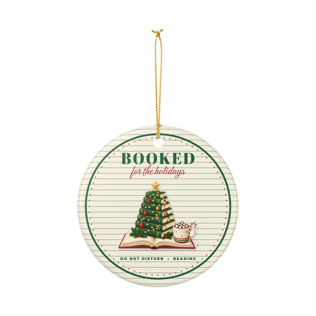 Booked For The Holidays Book Lover Christmas Ornament – Gifted Porch, view 7