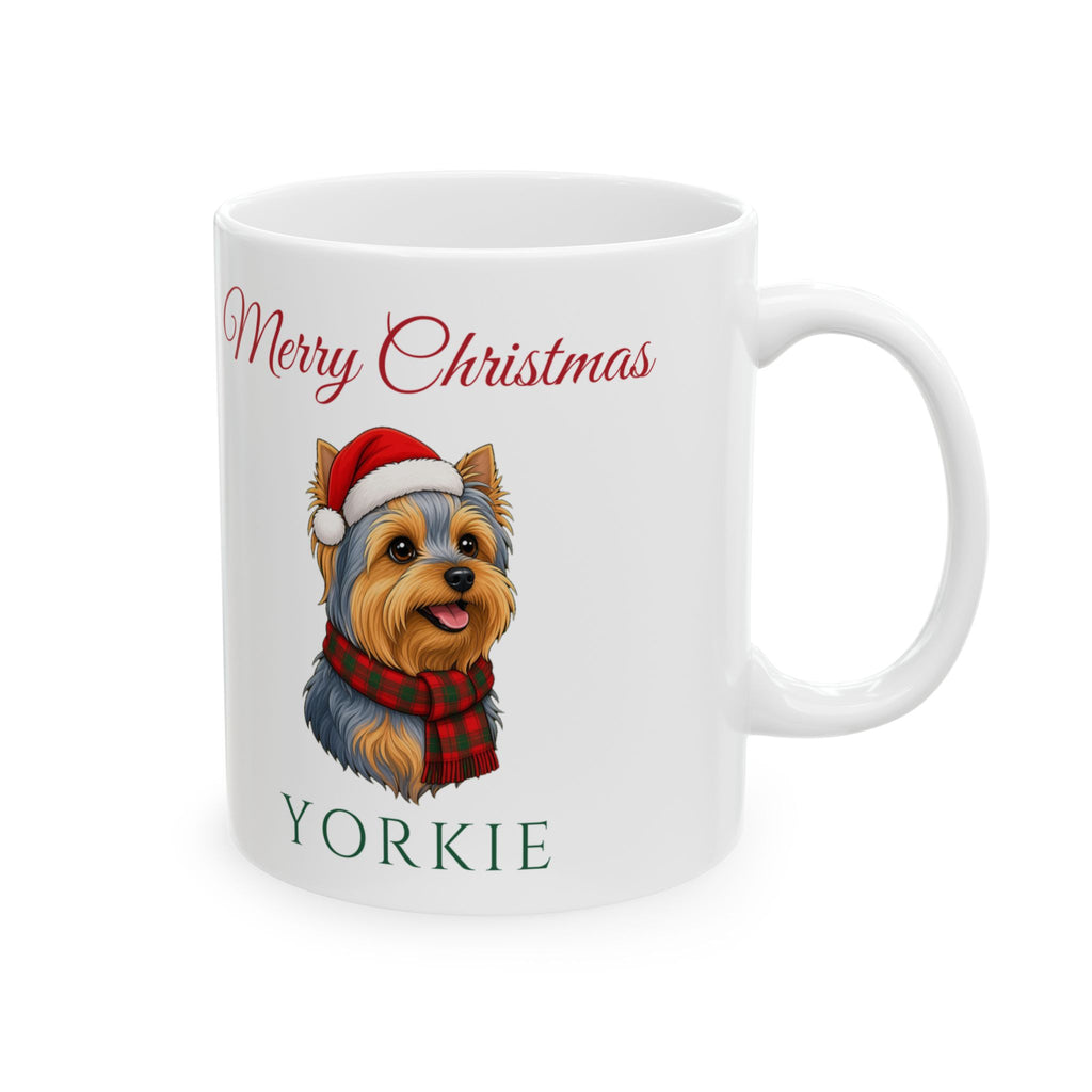 Yorkie Dog Christmas Mug – Gifted Porch, view 5