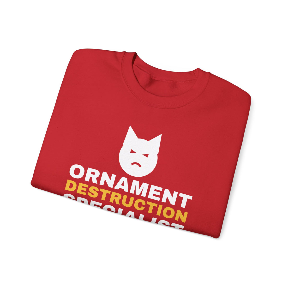 Ornament Destruction Specialist Sweatshirt – gift for Cat Moms, photo 15