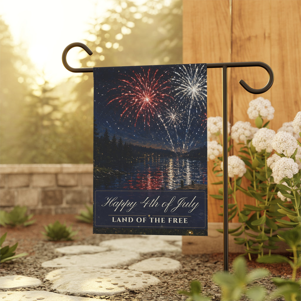 Happy 4th of July Garden Flag
