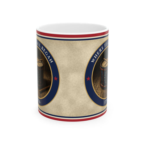 1776 Revolutionary Drum Mug