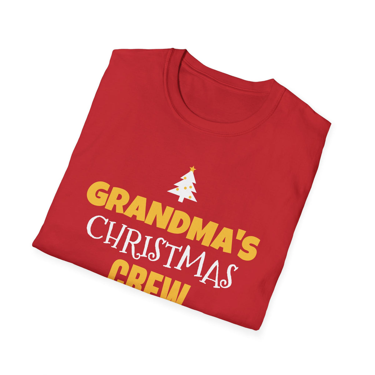 Grandma's Christmas Crew T-Shirt Family Matching Grandkids Holiday Gift Tee – Gifted Porch