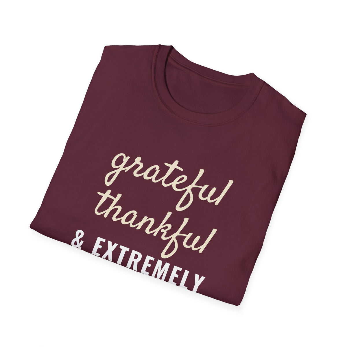 Grateful Thankful And Extremely Full Thanksgiving T-Shirt – Gifted Porch, view 21