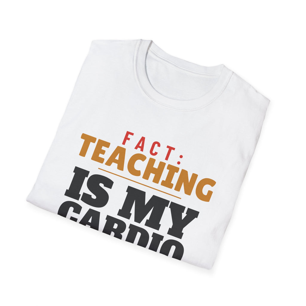 Teaching Is My Cardio Funny Teaching T-Shirt – Gifted Porch, view 5