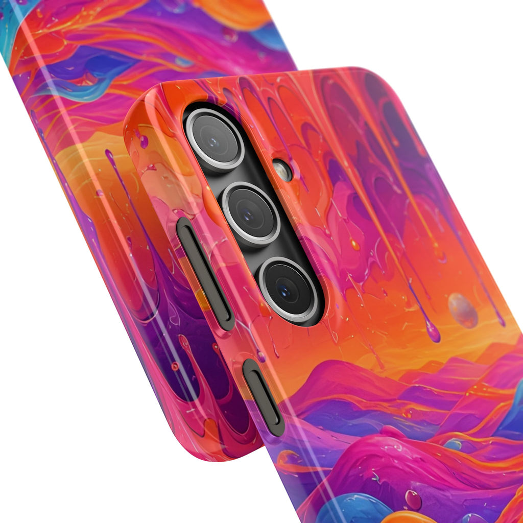 Melting Sunset Abstract Phone Case