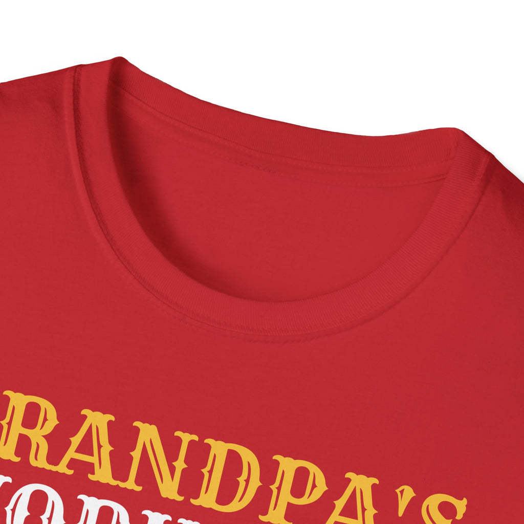 Grandpa's Workshop Santa Subcontracts Here T-Shirt – Gifted Porch, view 15