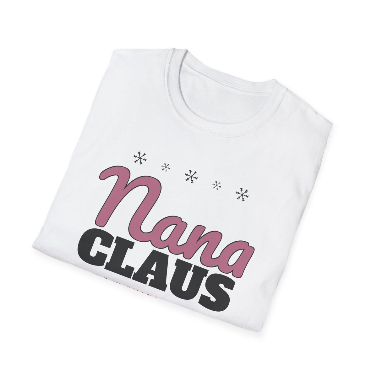 Nana Claus Christmas T-Shirt Grandma Gift Head Elf in Charge of Spoiling Tee – Gifted Porch