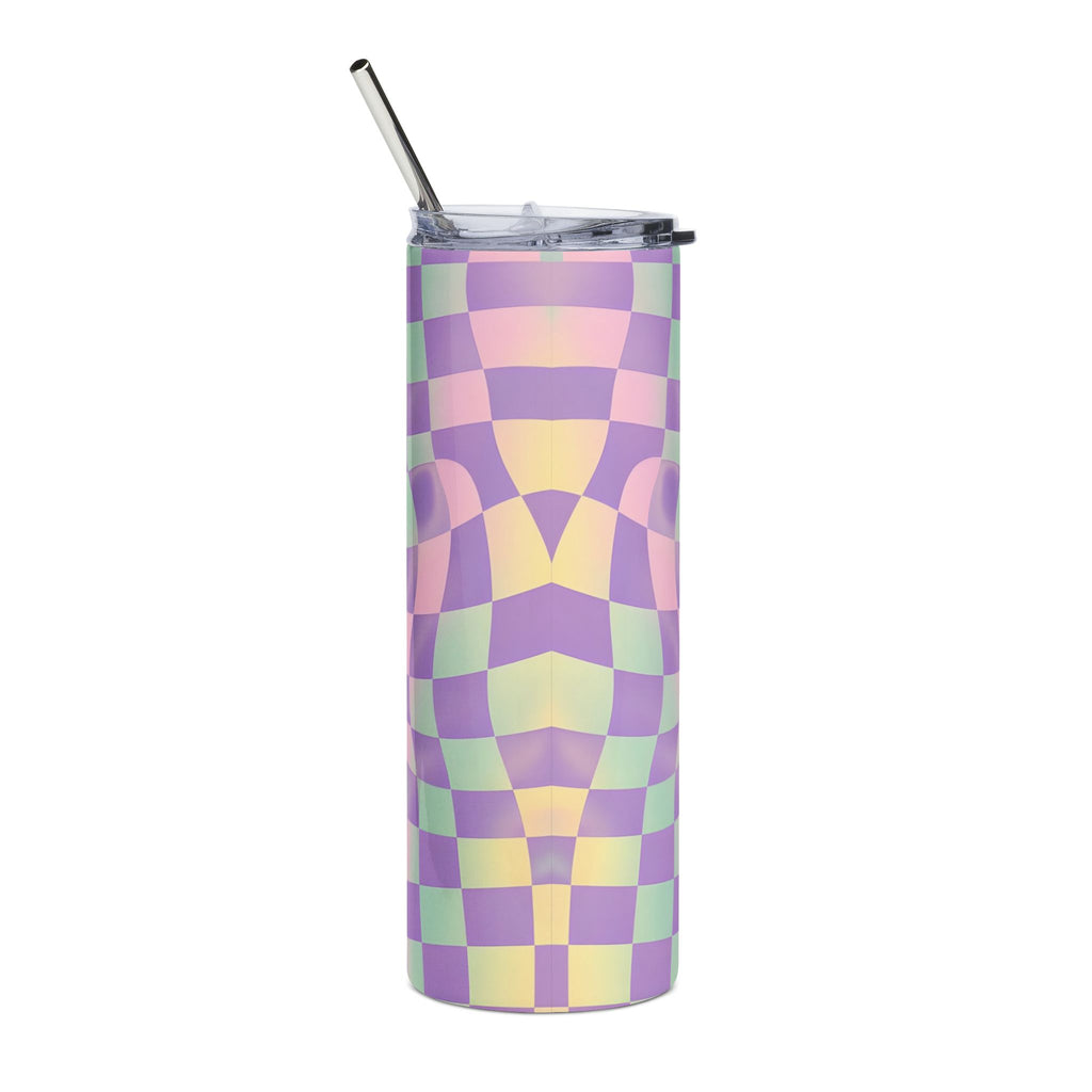 Warped Checkers 20oz Tumbler