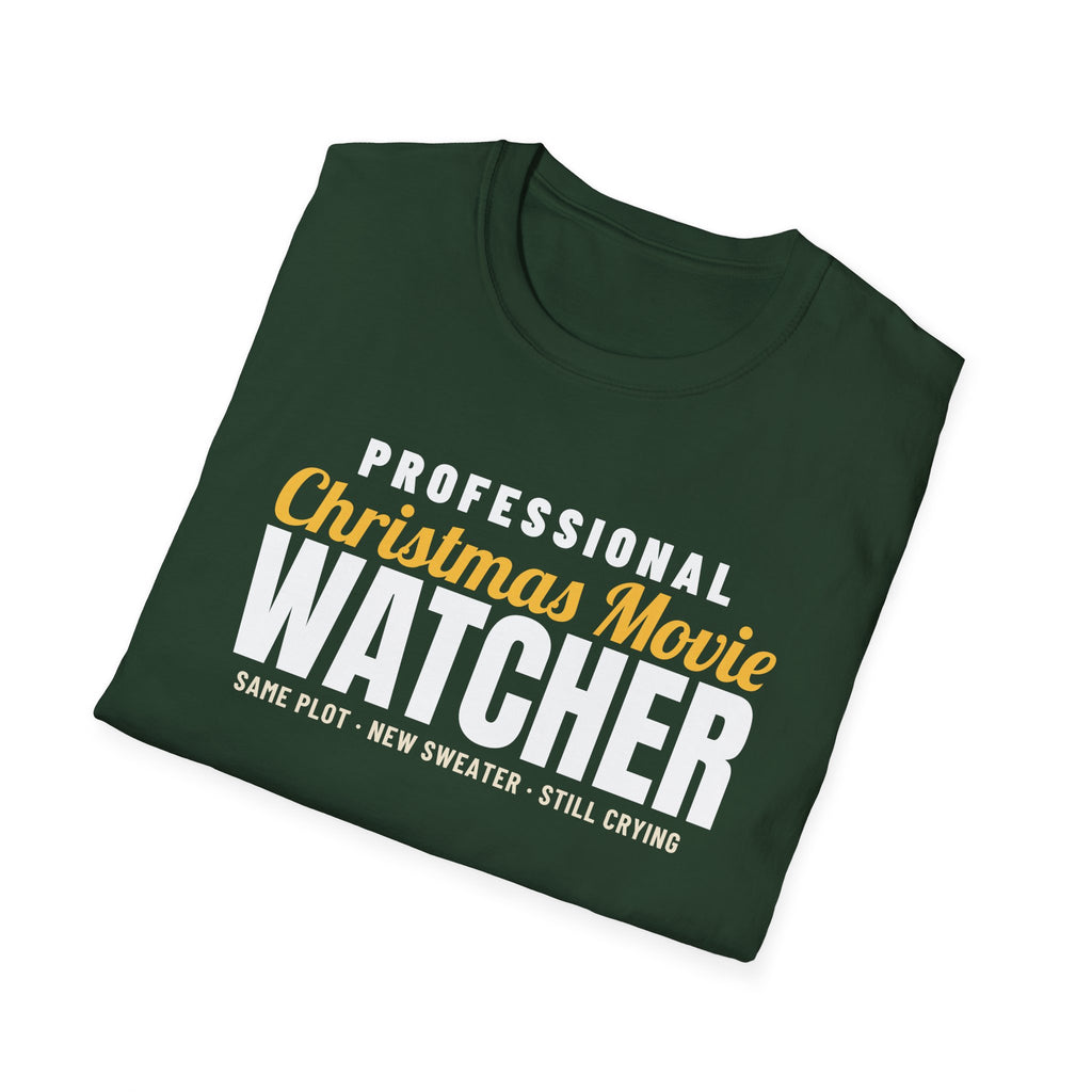 Professional Christmas Movie Watcher Holiday Movie T-Shirt – Gifted Porch, view 13