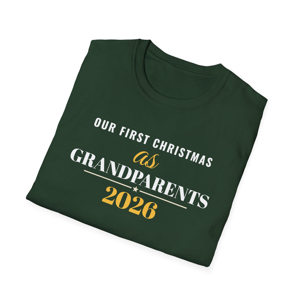 Our First Christmas As Grandparents 2026 T-Shirt – Gifted Porch, view 13
