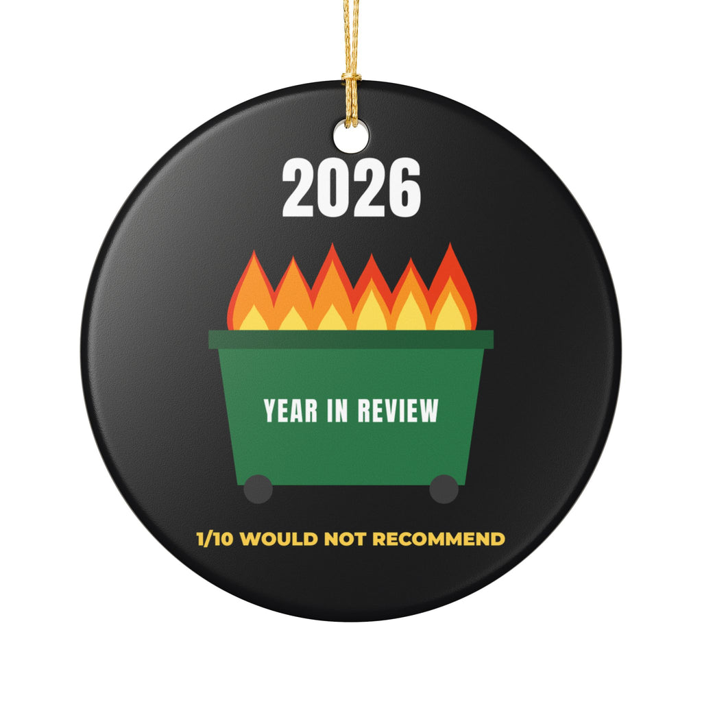 1/10 Would Not Recommend 2026 Funny Christmas Ornament – Gifted Porch, view 2