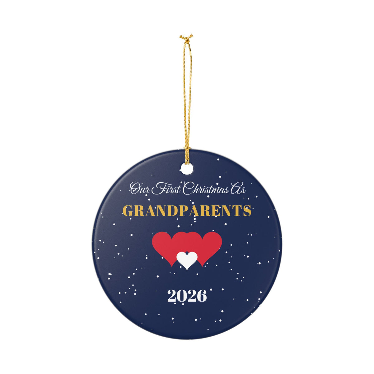 Our First Christmas As Grandparents 2026 Ornament – Gifted Porch, view 7