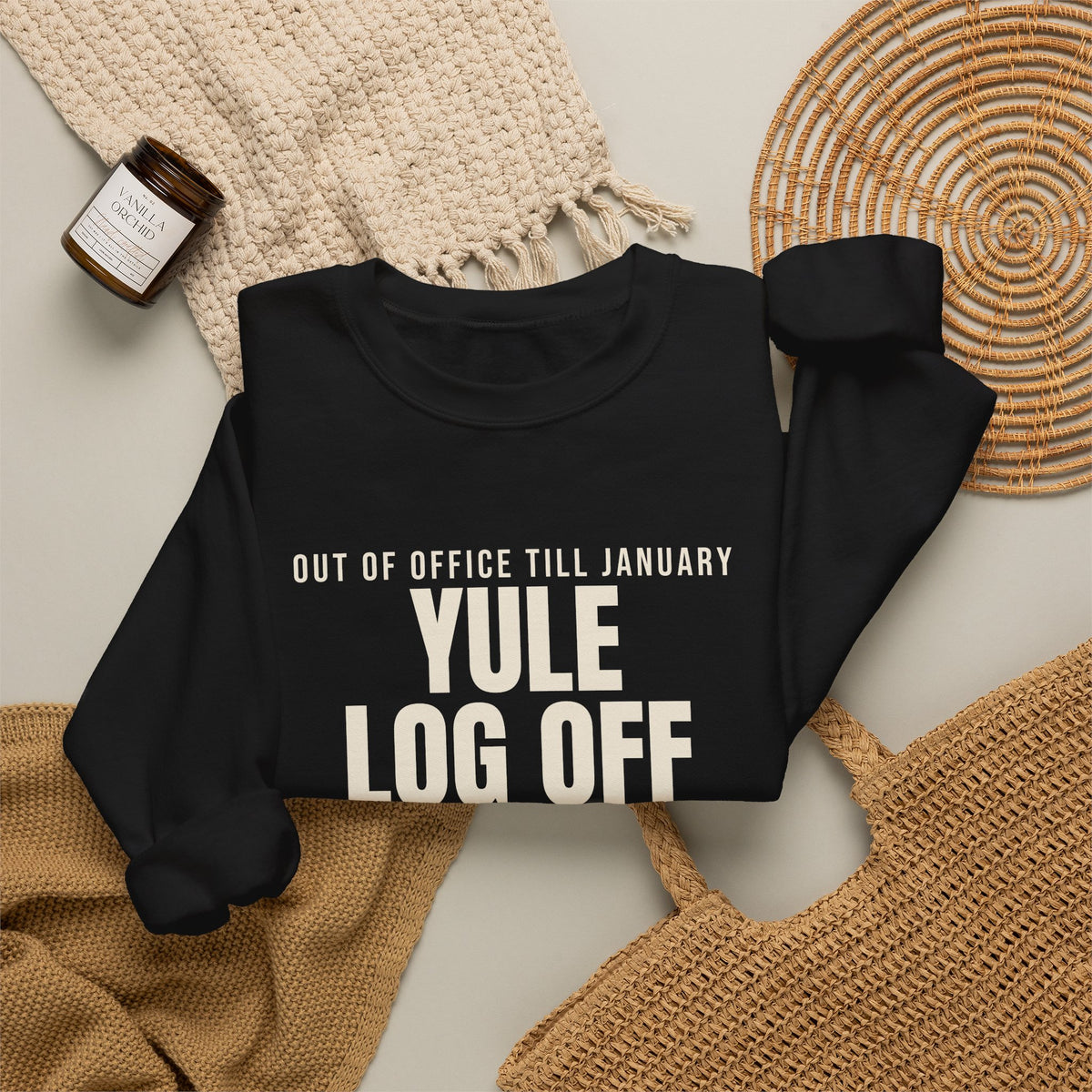 Yule Log Off Sweatshirt