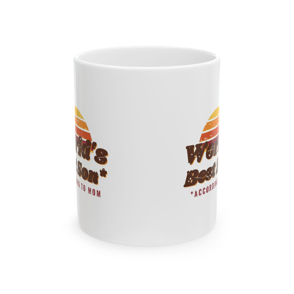 World's Best Son, According to Mom Mug
