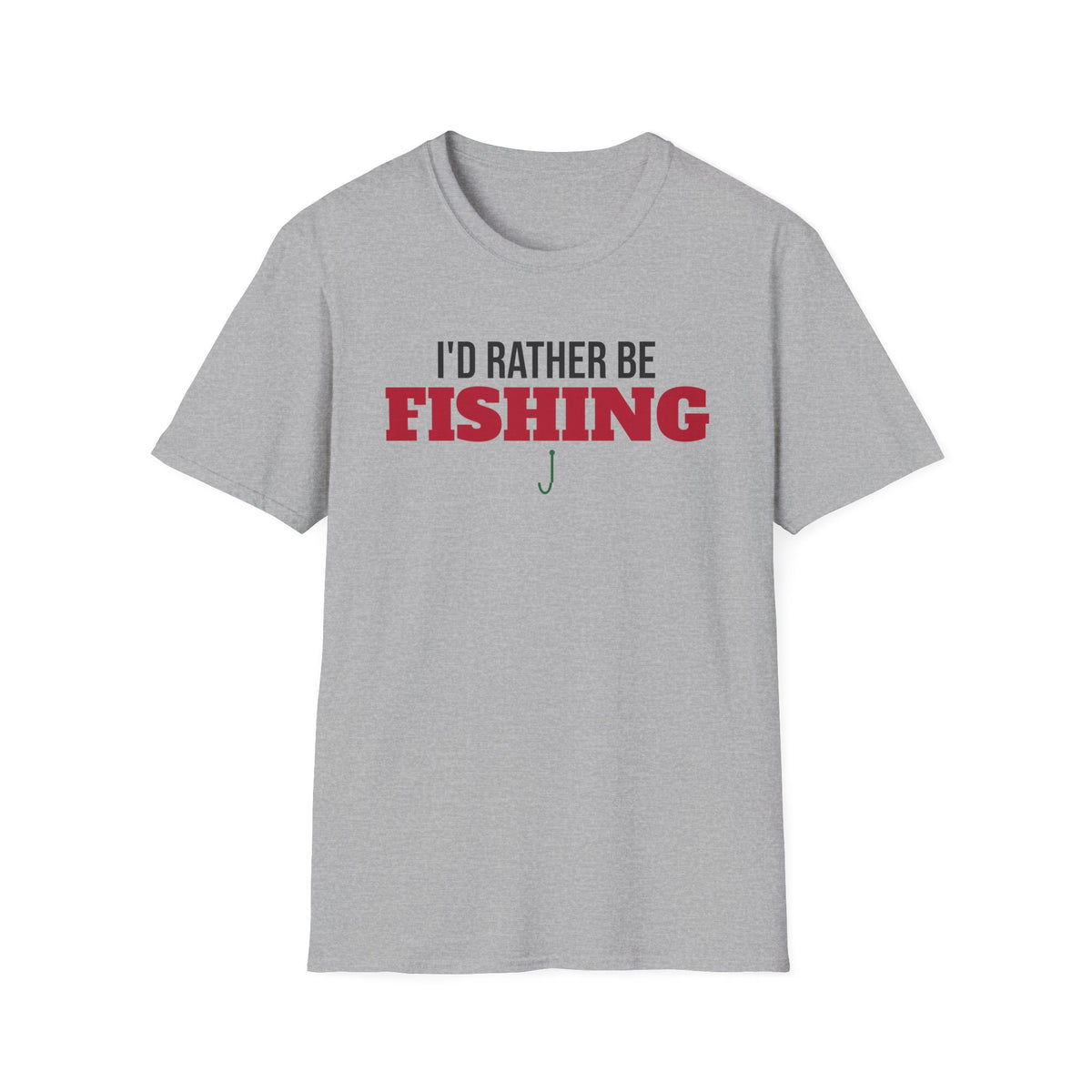 I'd Rather Be Fishing T-Shirt Fisherman Lake Life Gift Tee – Gifted Porch