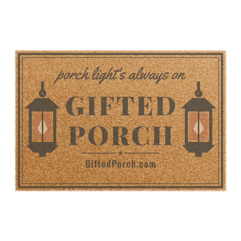 Gifted Porch Lantern Doormat