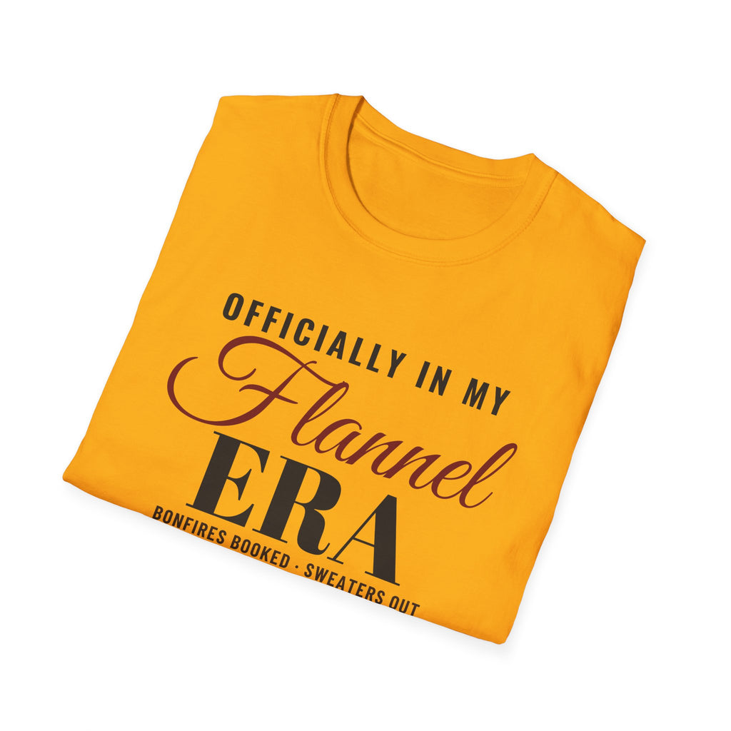 Officially In My Flannel Era Funny Fall T-Shirt – Gifted Porch, view 15