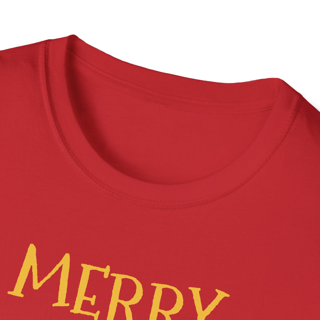 Merry And Peopled Out Funny Introvert Christmas T-Shirt – Gifted Porch, view 15