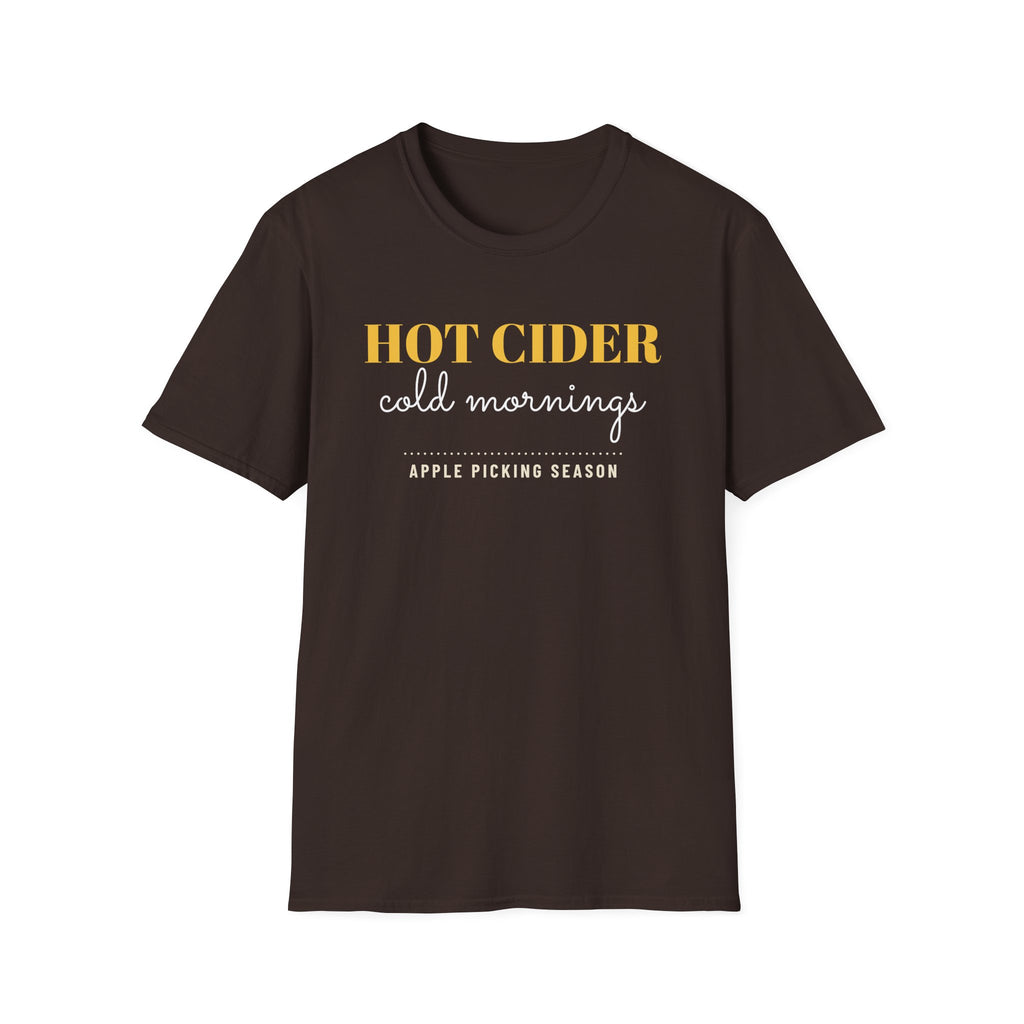 Hot Cider Cold Mornings Fall T-Shirt – Gifted Porch, view 6