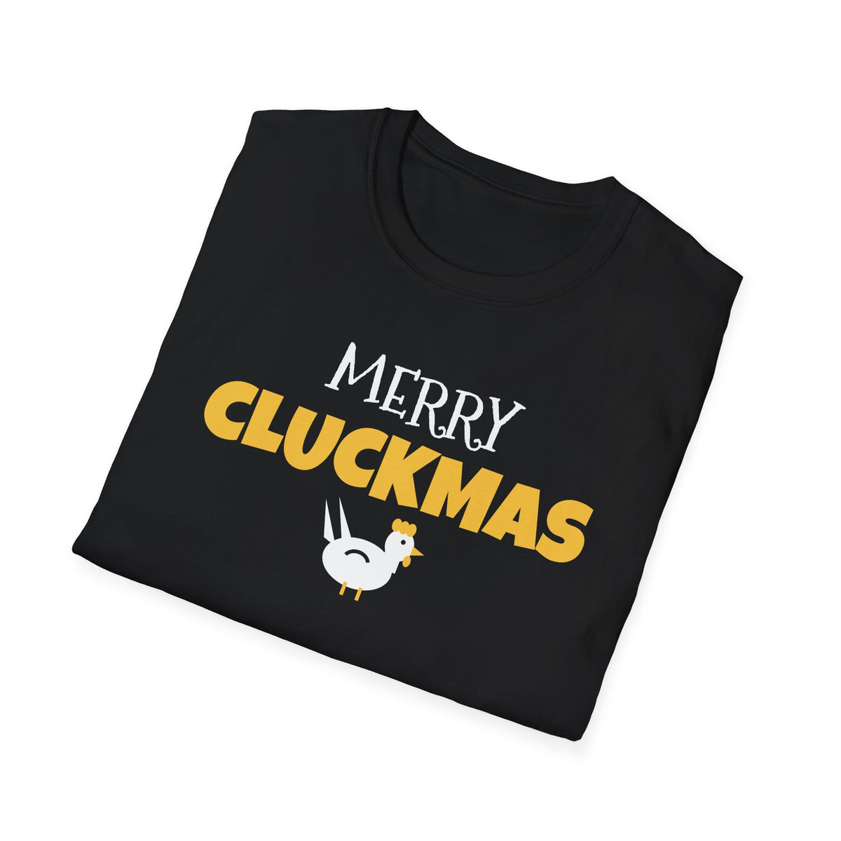 Merry Cluckmas Funny Chicken Christmas T-Shirt Chicken Lady Farm Holiday Tee – Gifted Porch