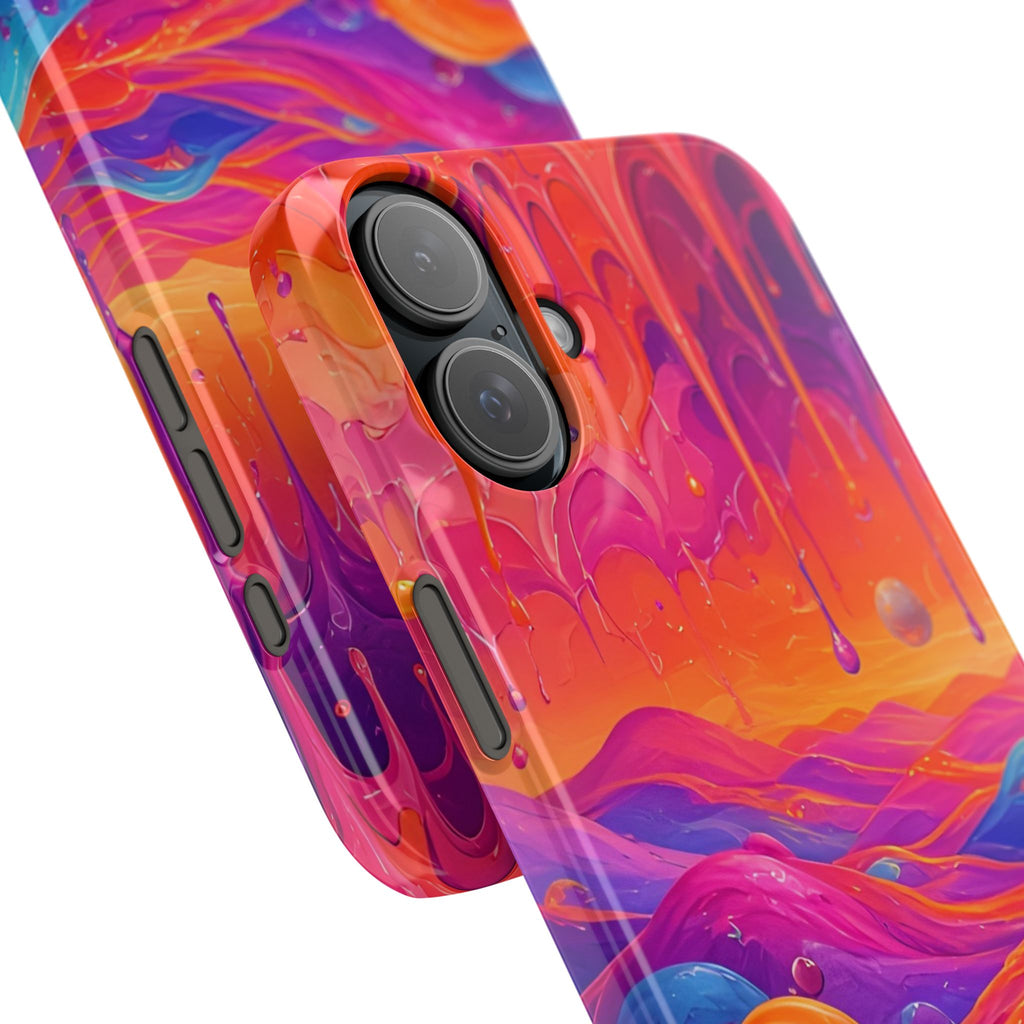 Melting Sunset Abstract Phone Case